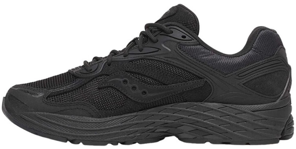 Saucony ProGrid Omni 9 Armor Pack - Schwarze Unisex-Sneaker S70897-3 42.5