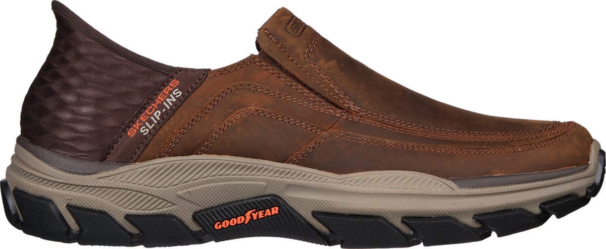 Skechers Slip-Ins Respected - Elgin, braune Herren Sneakers 41 braun