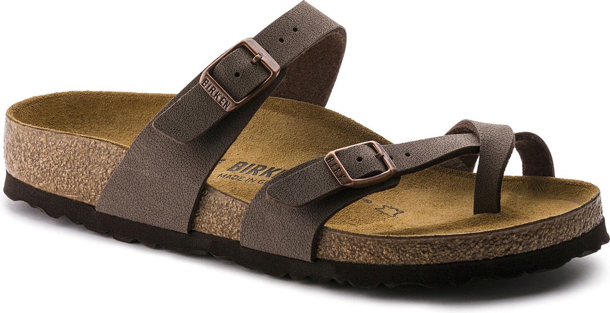Birkenstock Mayari Regular Birko-Flor Nubuck Gr. 41 Braun Damen