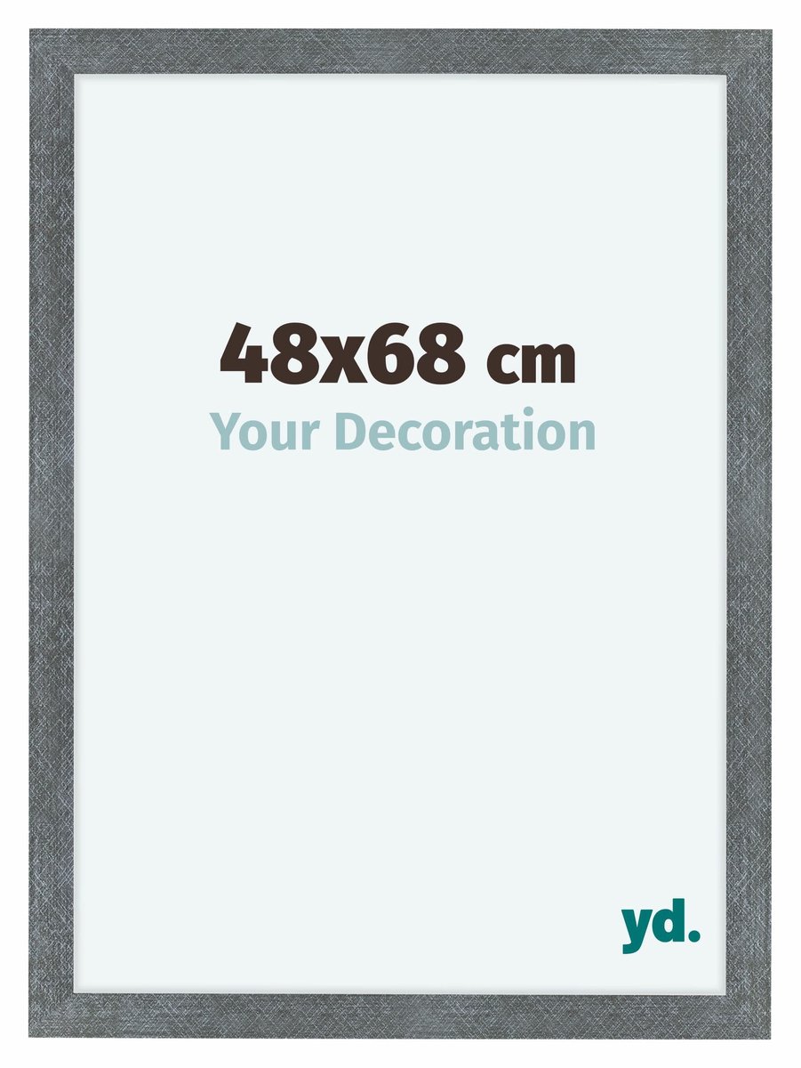 Bilderrahmen 48x68 cm - Eisen Gewischt - MDF - Como