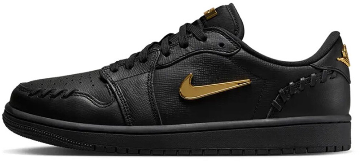 Air Jordan 1 Low Method of Make Schwarz Damen Sneaker Metallic-Gold FN5032-007 44.5