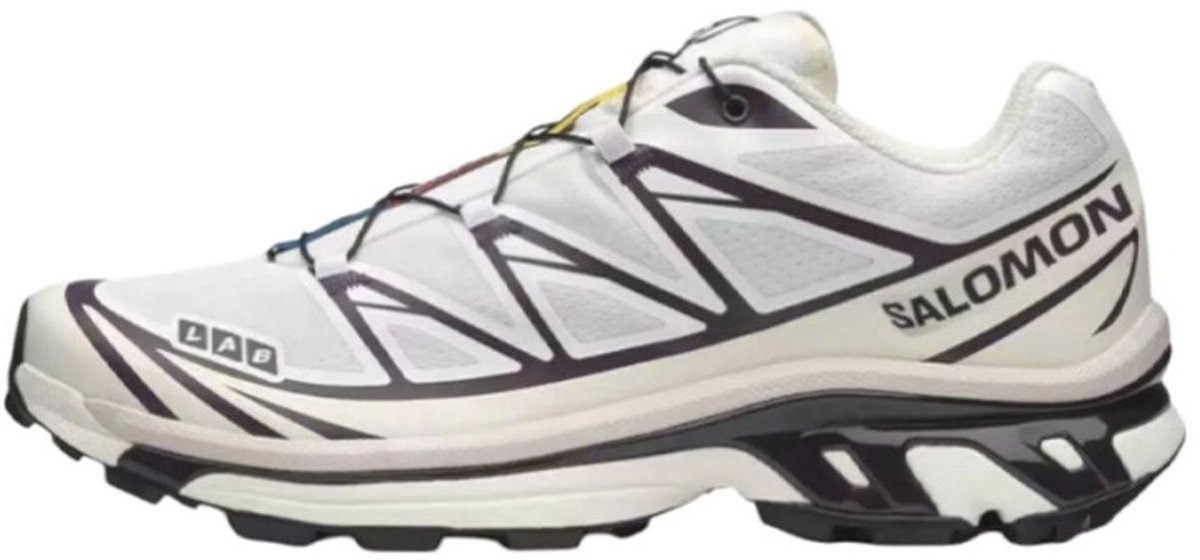 Salomon Xt-6 Bequeme Weiche Strapazierfähige Low-Top Trailrunning-Schuhe Unisex-Sneaker Weiß 478646 41⅓