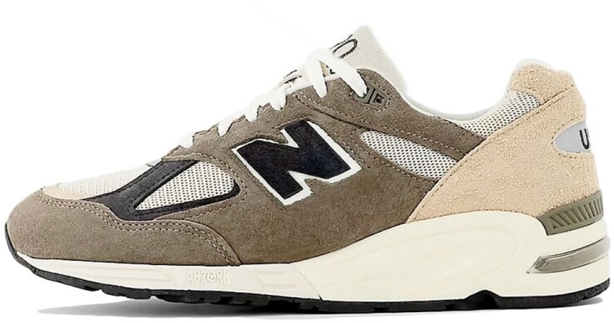 Teddy Santis x New Balance 990v2 Made in USA Grau Unisex Sneaker Tan M990GB2 45.5