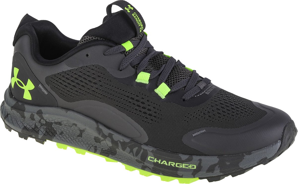 Under Armour Charged Bandit Trail 2 Jet Grey Lime Herren Sneaker Schwarz 3024186-102 46