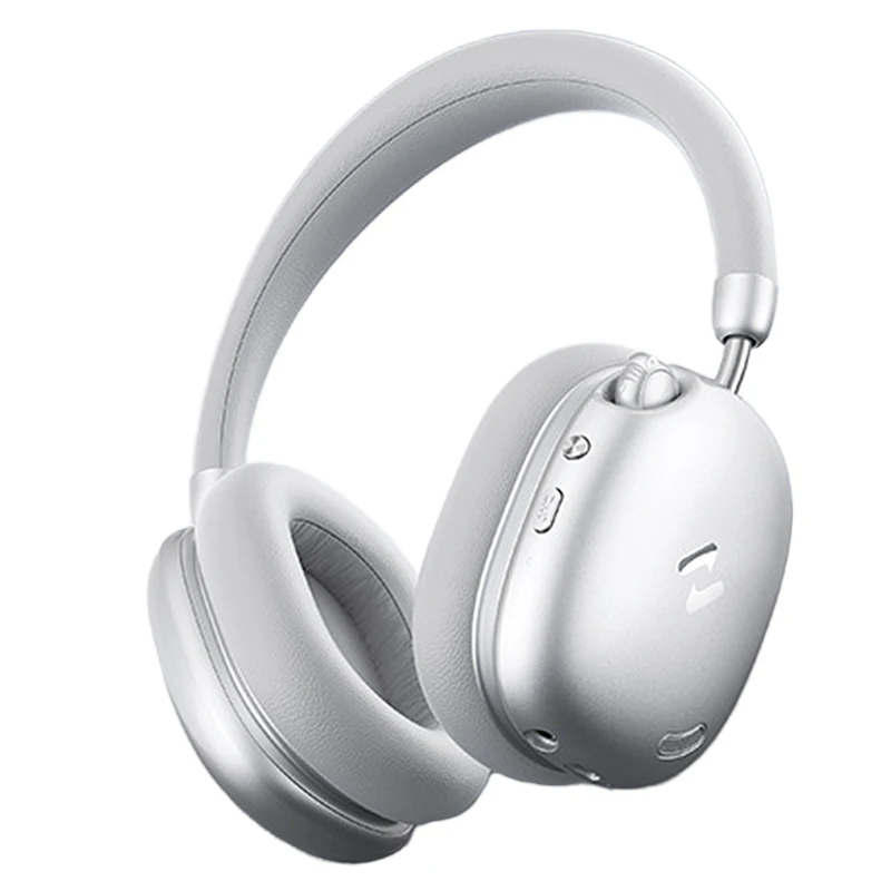 HAVIT H670BT ANC Kabelloser Bluetooth 6.0 Kopfhörer Headset -45 dB Adaptive Active Noise Reduction, 4-Mikrofon AI Geräus