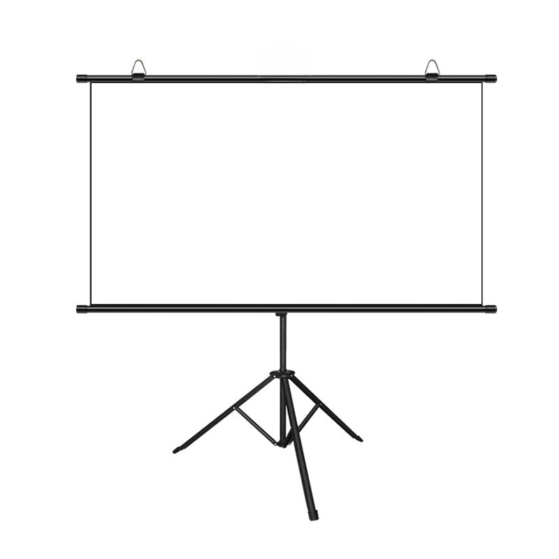 BlitzWolf BW-VS12 Tragbare Projektionsleinwand mit Stativ 60/84/100/120 Zoll 16:9/4:3 Format 4K HD 3D-kompatibel Schnell