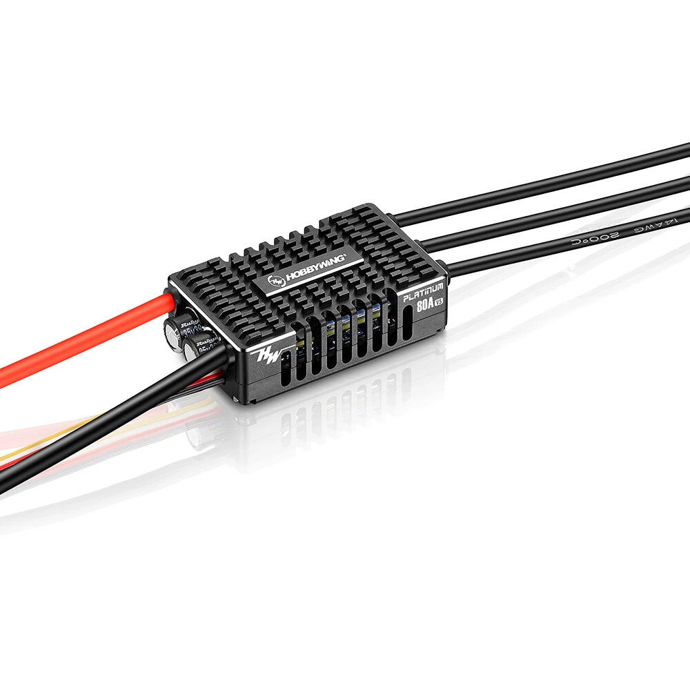 Hobbywing Platinum 80A V5 VBar Telemetry Ready Brushless ESC für Hubschrauber