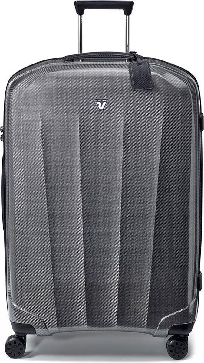 Roncato We Are Glam Großer Koffer 78 Cm - Schwarz/platin