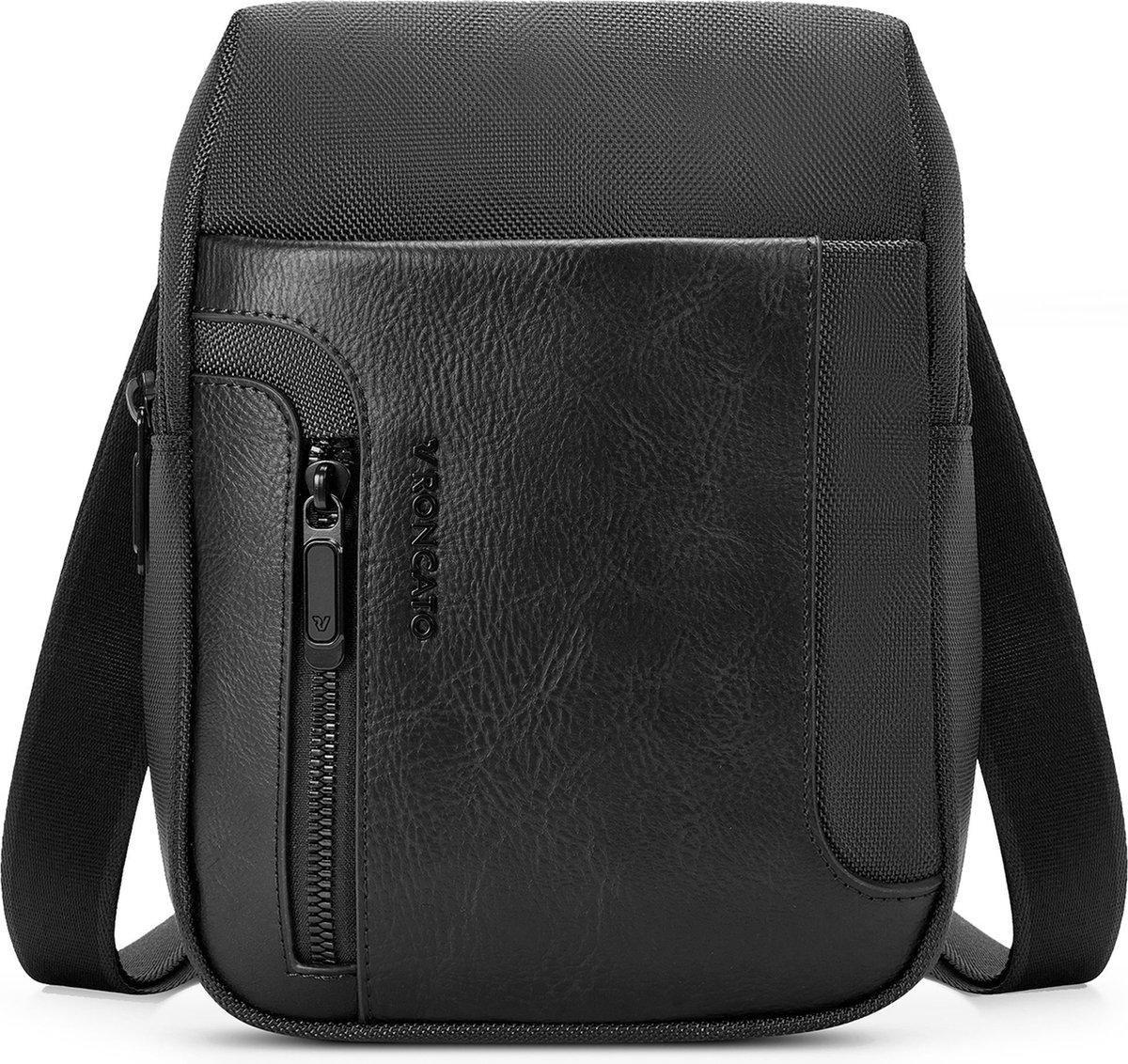Roncato Panama 4.0 Herrentasche 23x18x5.5 Cm - Schwarz