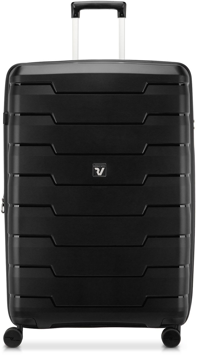 Roncato Skyline 2.0 Großer Koffer 79 Cm Erweiterbar - Schwarz