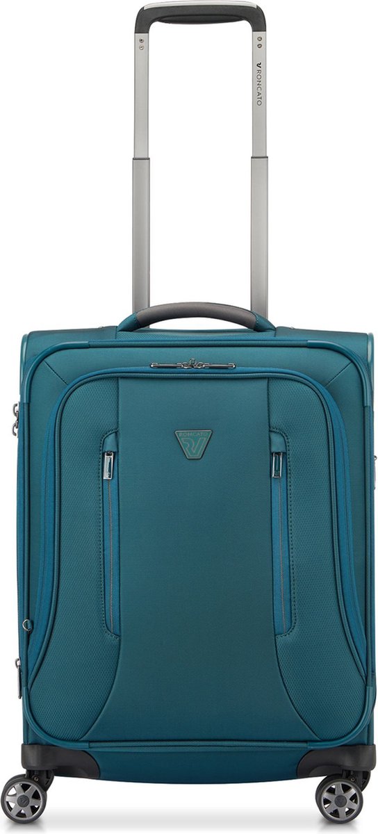 Roncato City 3.0 Kabinen-trolley 55x40x20/25 Cm Erweiterbar - Flaschengrün