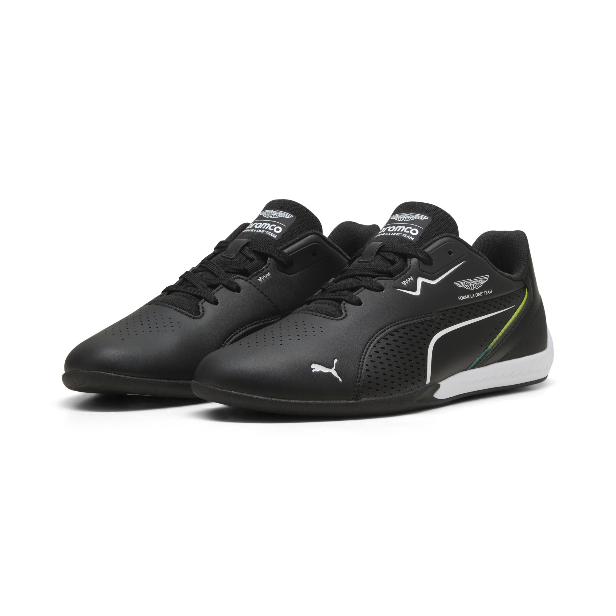 PUMA x ASTON MARTIN ARAMCO F1® TEAM Drift Cat 11 Low Sneakers Unisex, Accessoires, Schwarz, 35.5