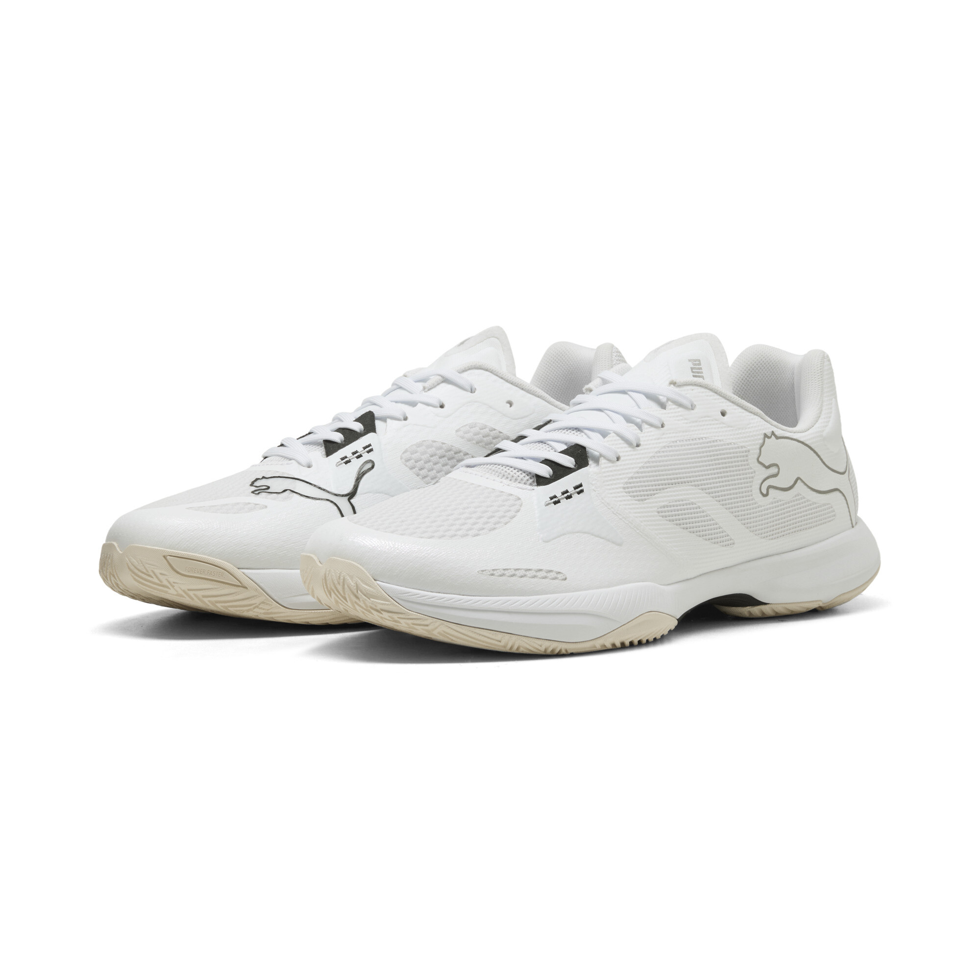 PUMA Vantage Turbo 2 Hallenschuhe Unisex, Accessoires, Weiß, 46.5