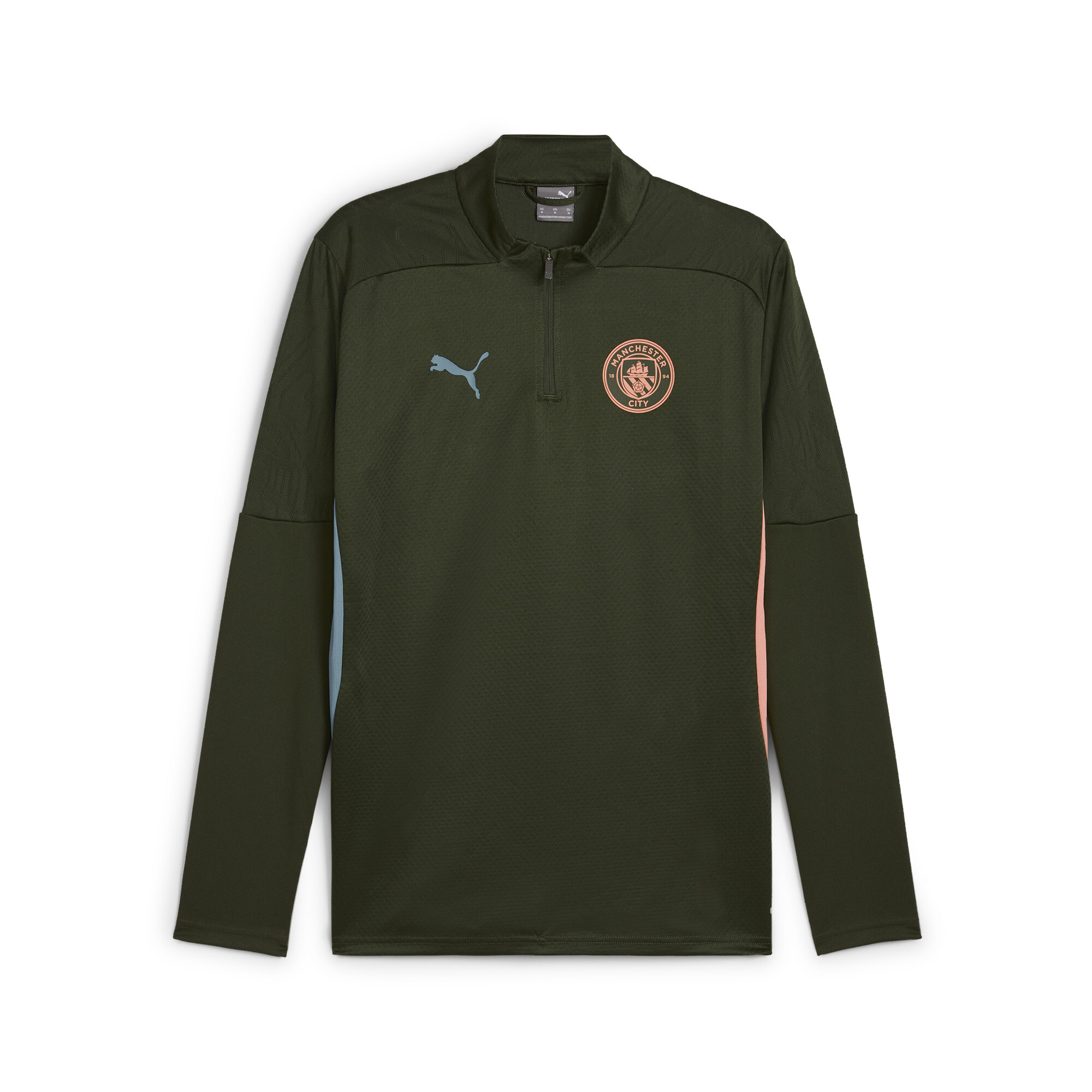 PUMA Manchester City Trainingsoberteil Herren, Accessoires, Grün, S