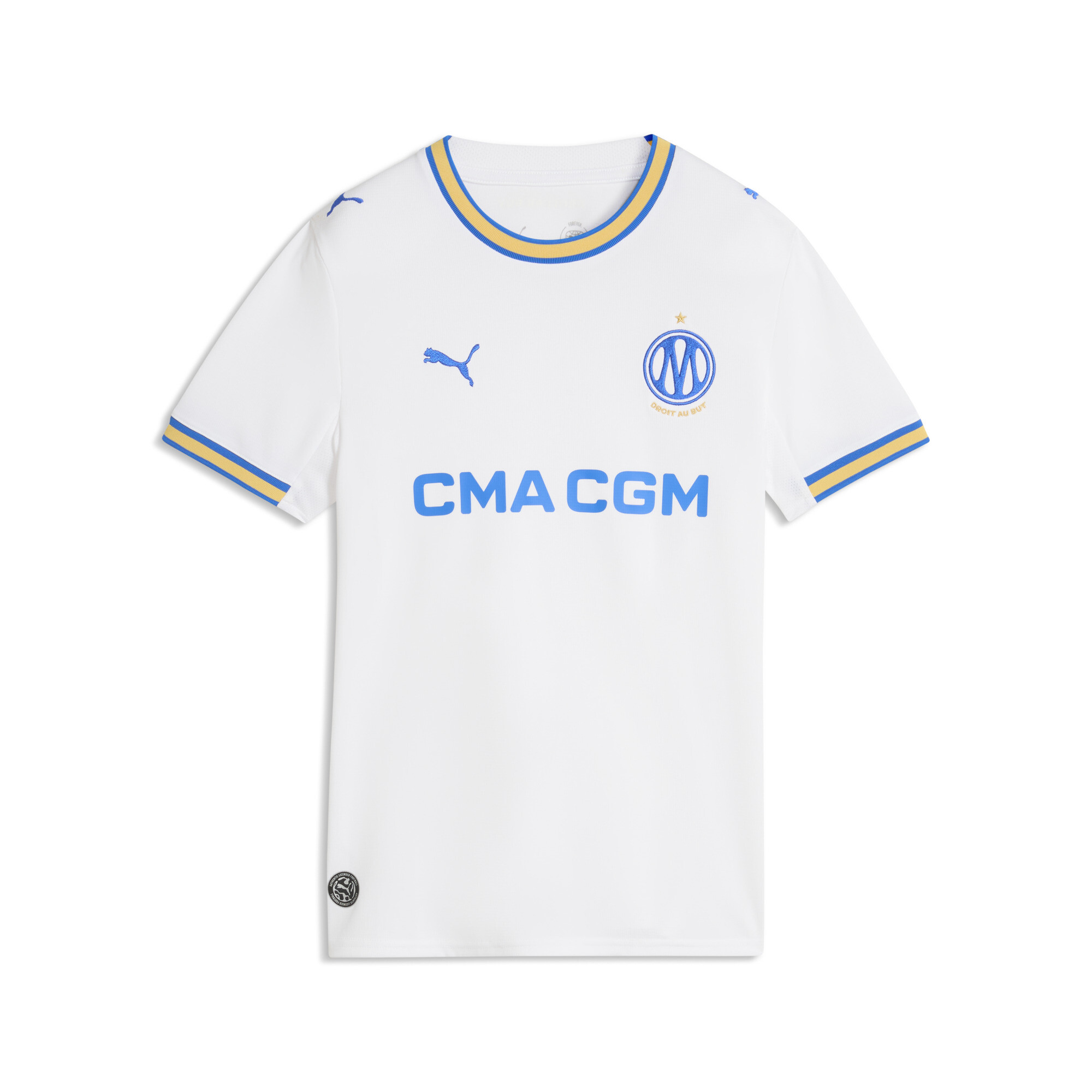 PUMA Olympique de Marseille Heimtrikot Damen, Accessoires, Weiß, L