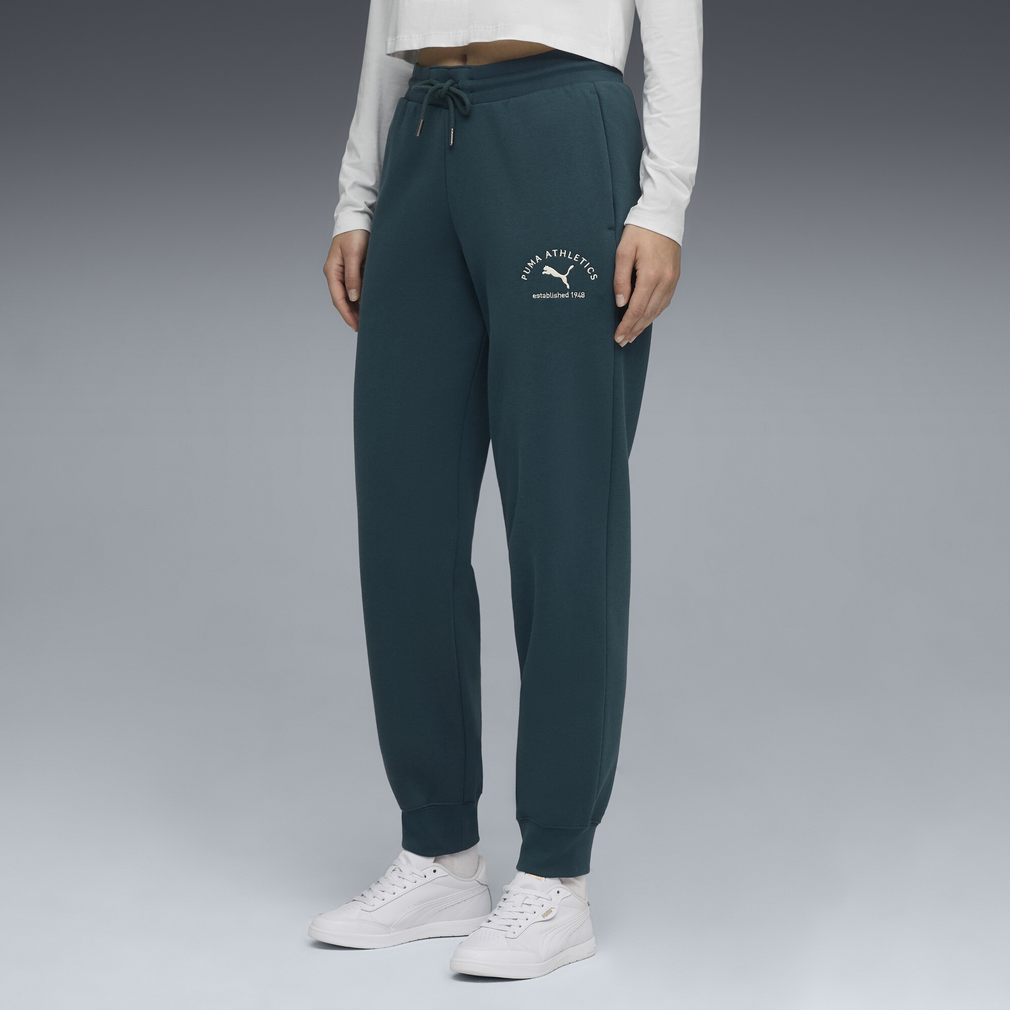 PUMA Class Comfort Jogginghose Damen, Accessoires, Grün, XL