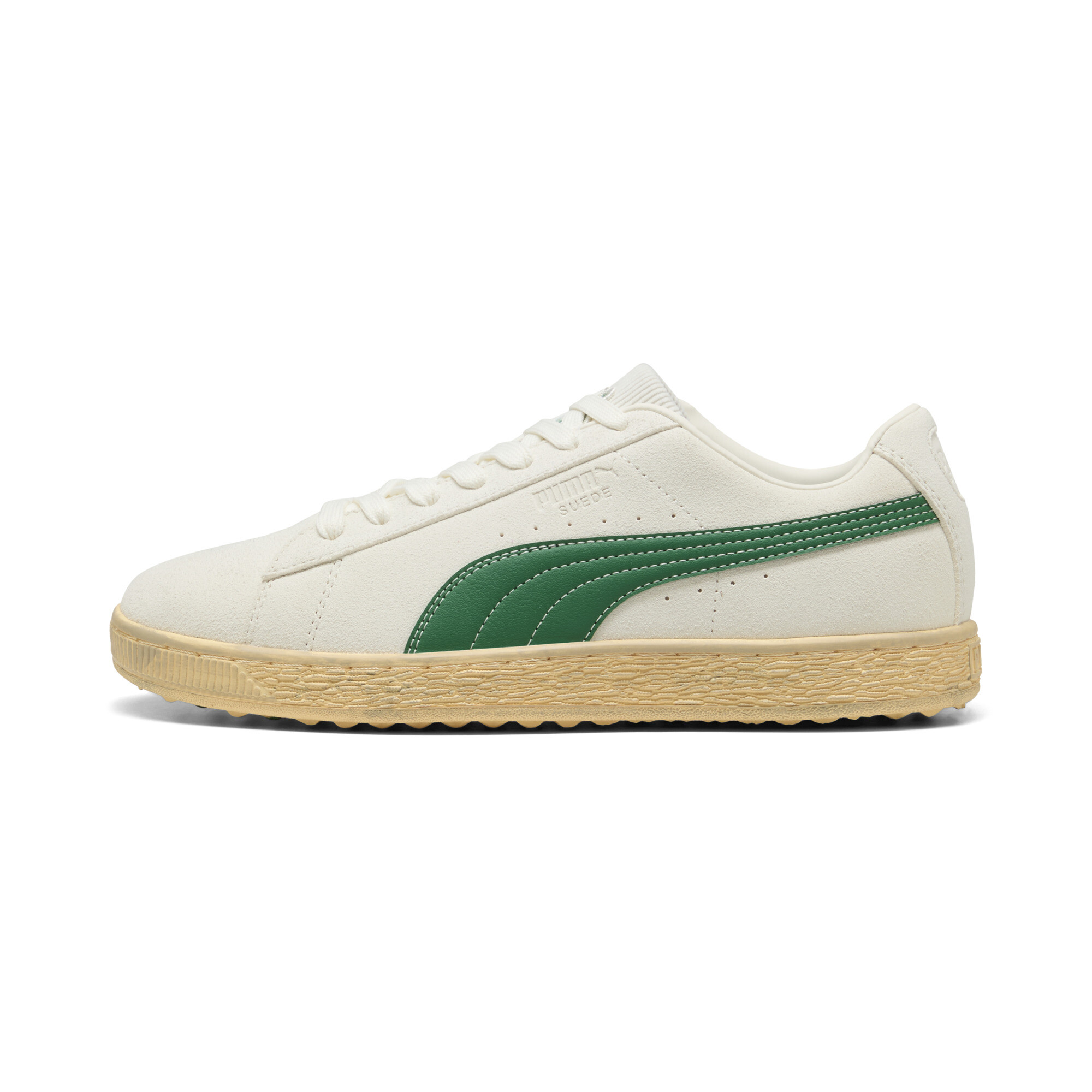 PUMA 30904 Suede Golfschuhe Herren, Schuhe, Weiß, 46.5