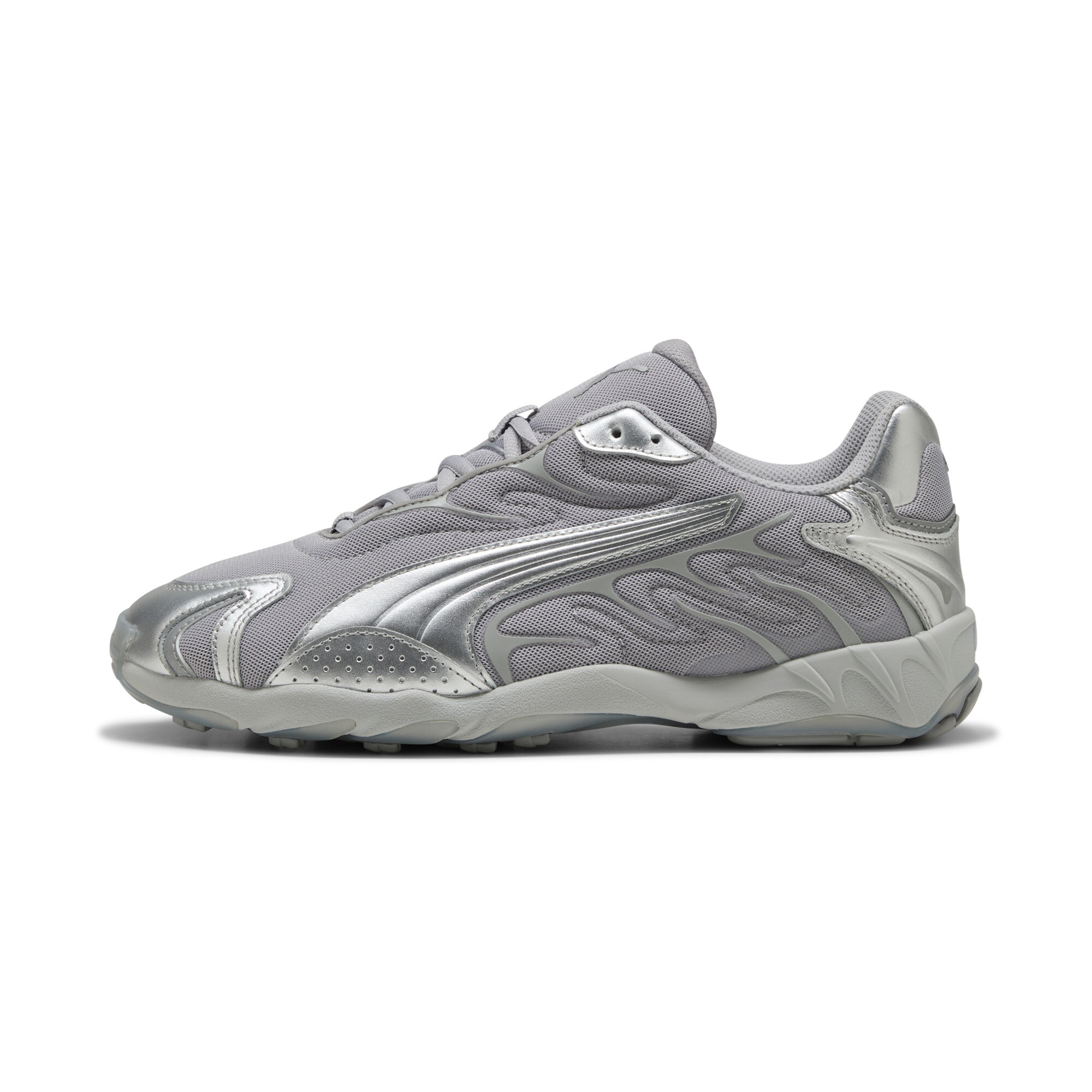PUMA Inhale Metallisch Sneakers Unisex, Schuhe, Grau, 35.5