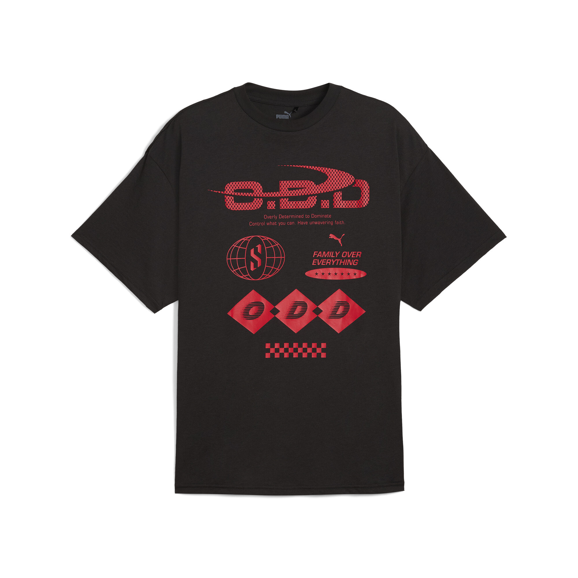 PUMA Scoots Trail Blazing Basketball-T-Shirt Herren, Kleidung, Schwarz, XXL
