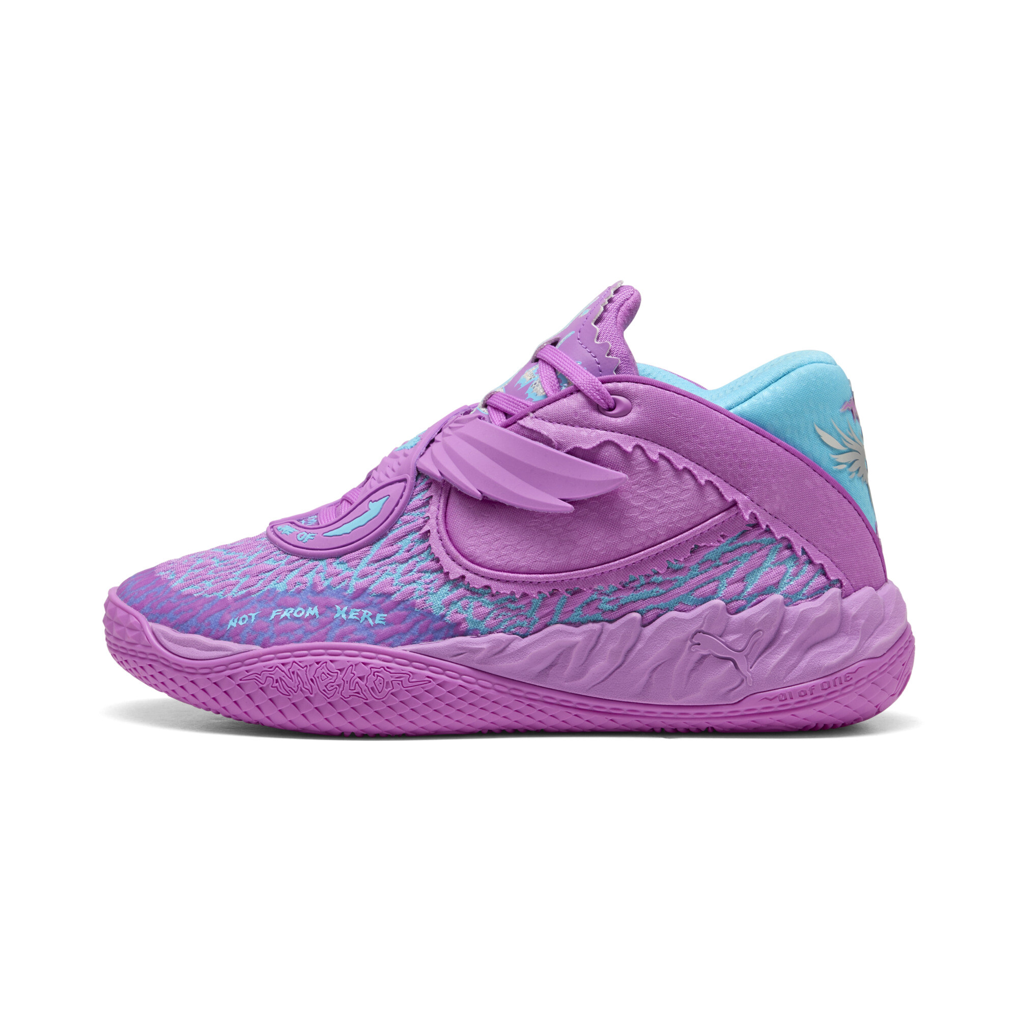 PUMA MB.05 Hive Basketballschuhe Unisex, Schuhe, Blau, 38.5