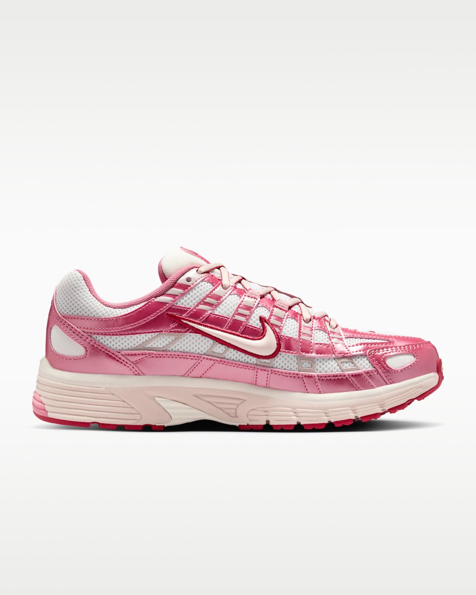 Nike P-6000 Summit White Slit Red Damen Sneaker Silt-Red Peony Team-Crimson IO3496-100 36.5