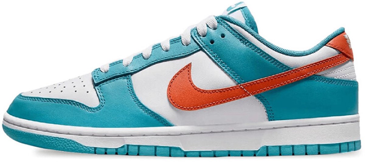 Nike Dunk Low Miami Dolphins Unisex Sneaker Weiß Cosmic-Clay Dusty-Cactus DV0833-102 44.5