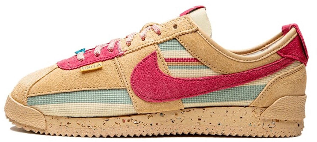 Union LA x Nike Cortez SP Sesame Unisex Sneaker Tan Grain Pink-Clay DR1413-200 39