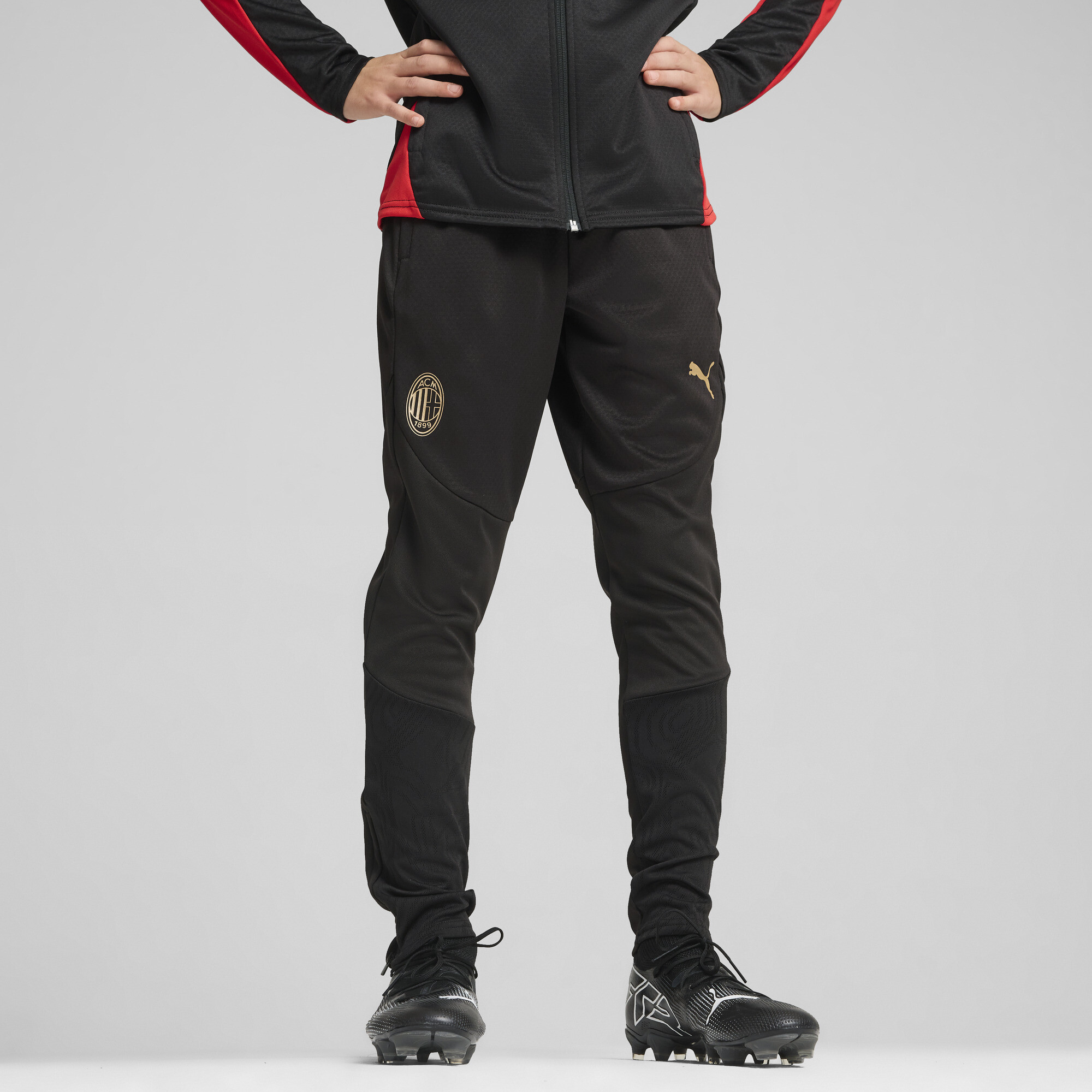 PUMA AC Milan Trainingshose Teenager, Kleidung, Schwarz, 9-10Y