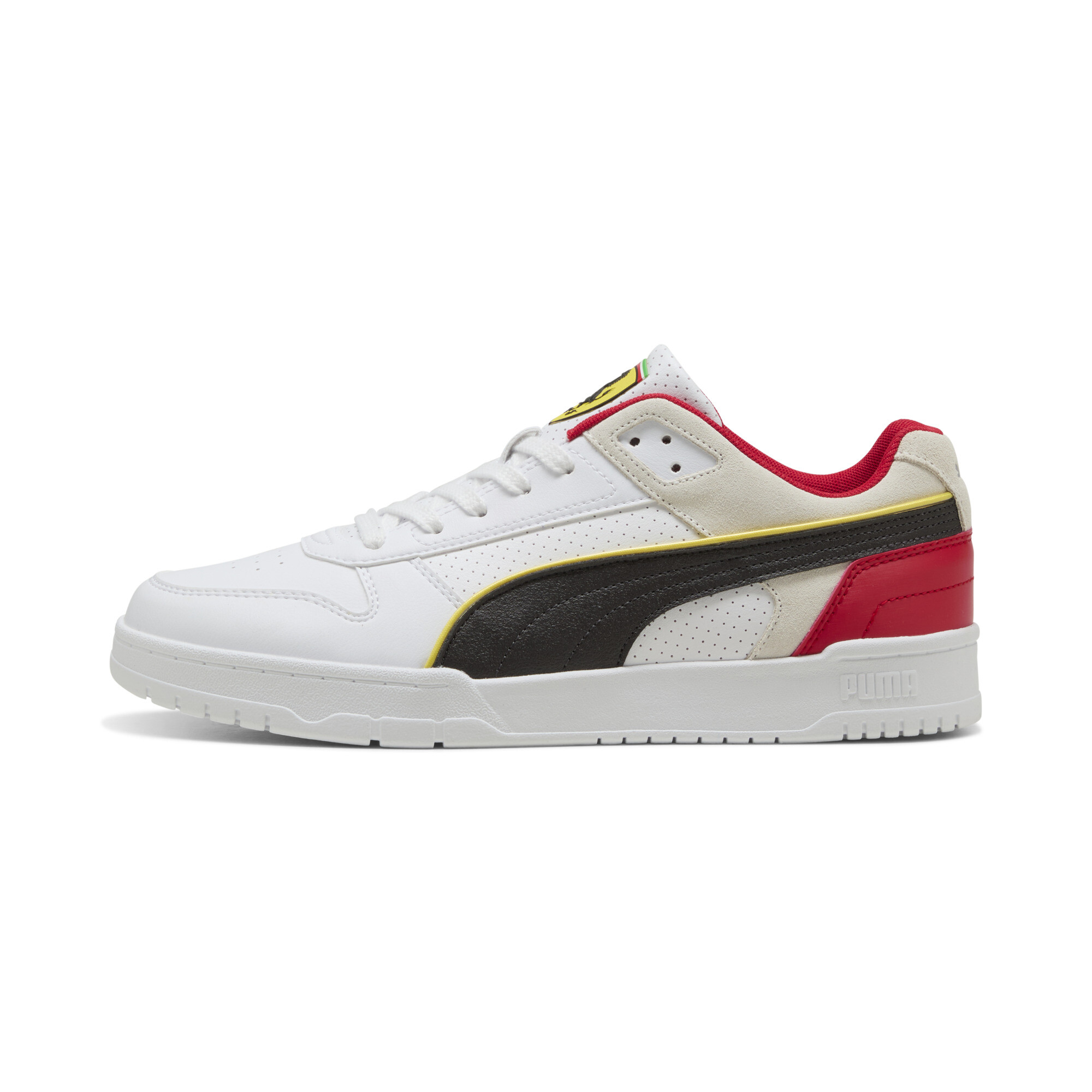 PUMA Scuderia Ferrari HP RBD Game Sneakers mit niedrigem Profil, Schuhe, Weiß, 37
