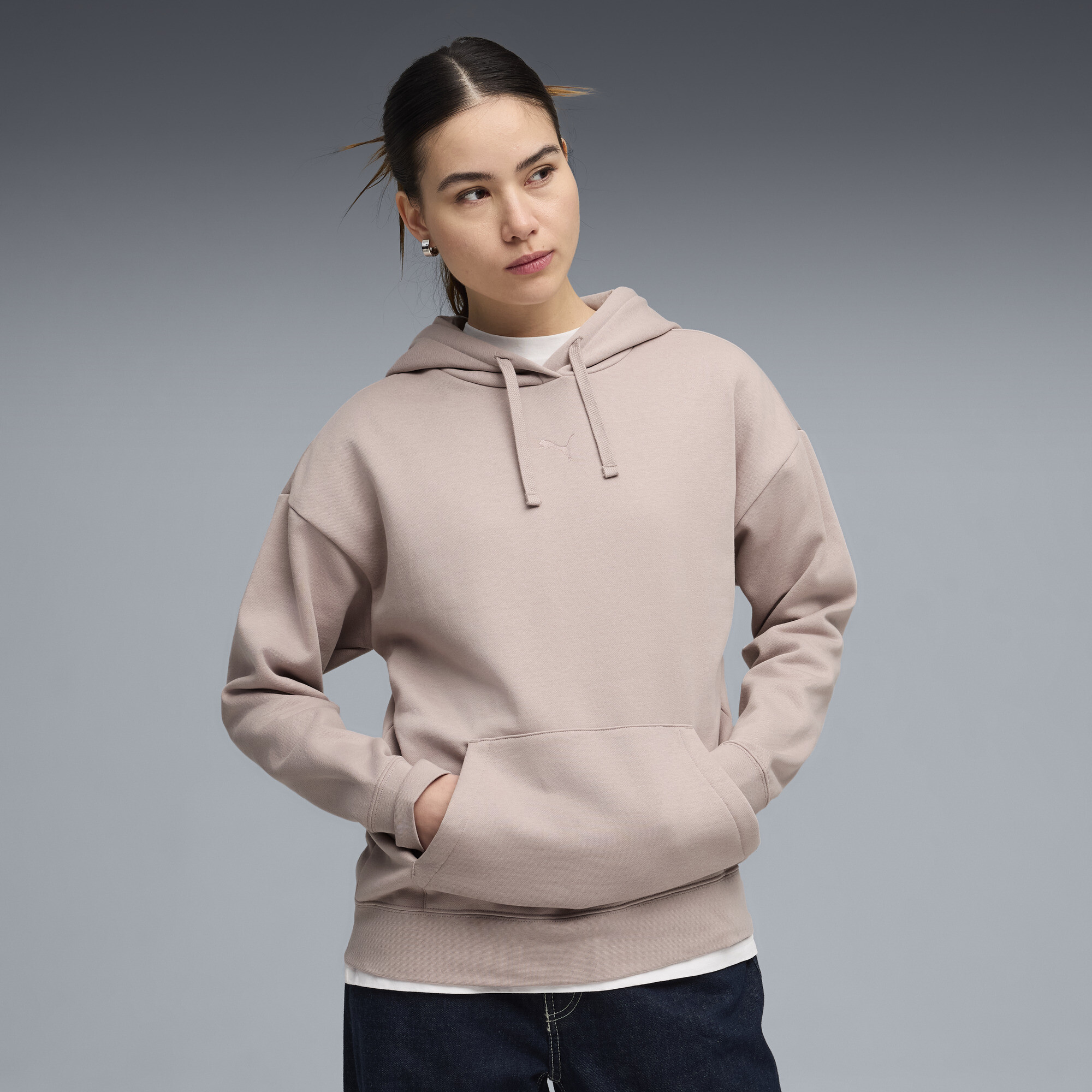 PUMA Essentials Fleece Relaxed Hoodie Damen, Kleidung, , XXL