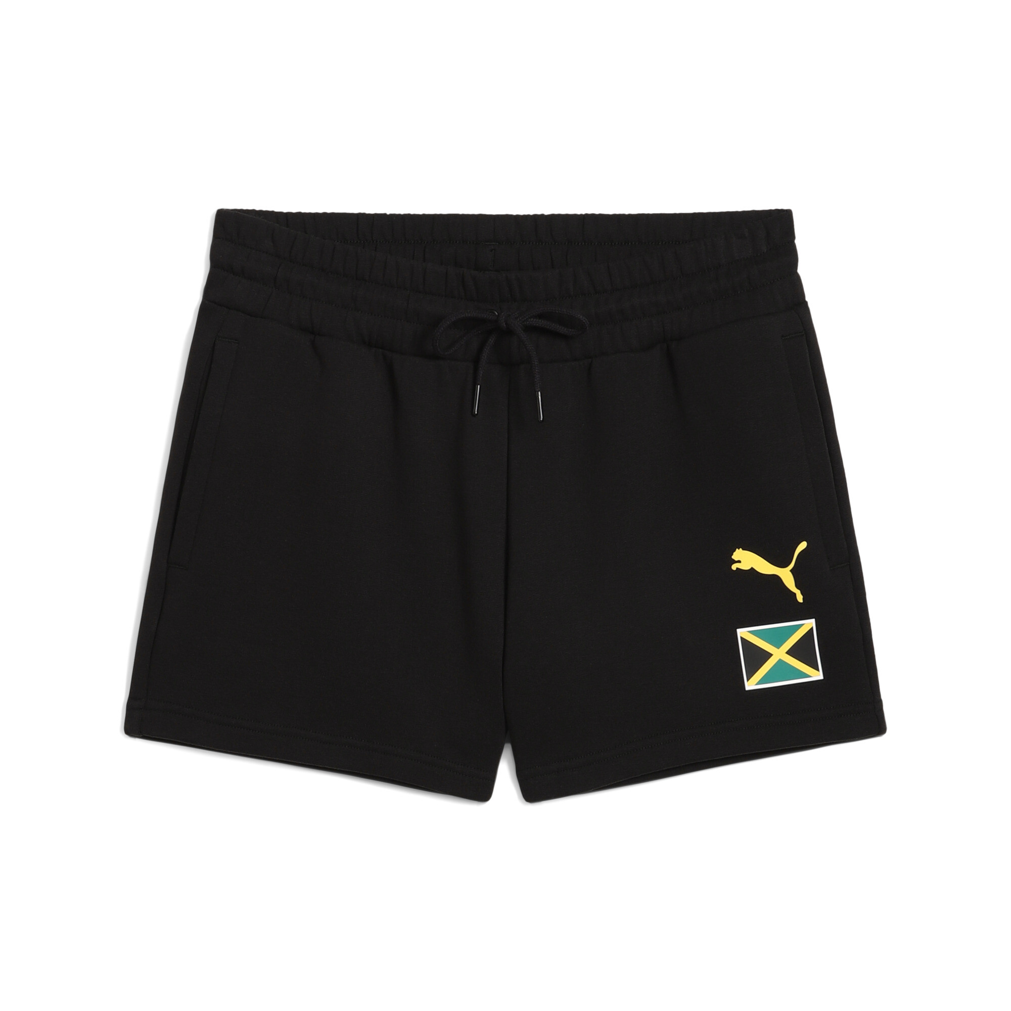 PUMA x JAMAICA Village Wear Sweat-Shorts Damen, Kleidung, Schwarz, L