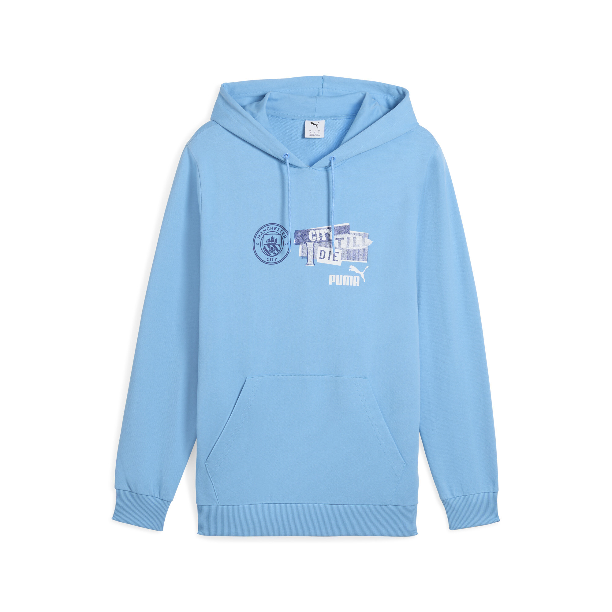 PUMA Manchester City ftblNRGY Hoodie Herren, Accessoires, Blau, XXL