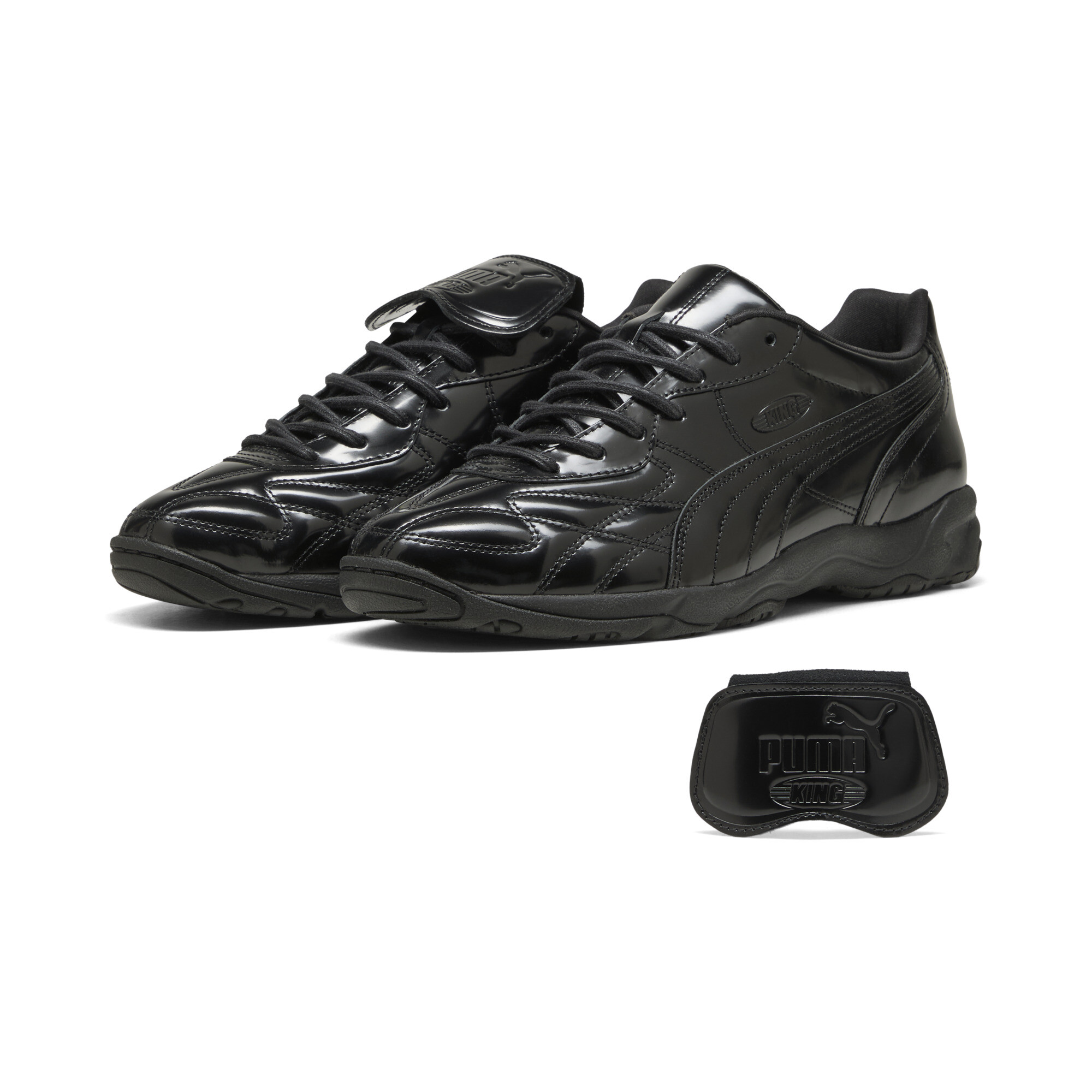 PUMA KING Sportstyle King Indoor Gloss Sneakers Unisex, Accessoires, Schwarz, 38