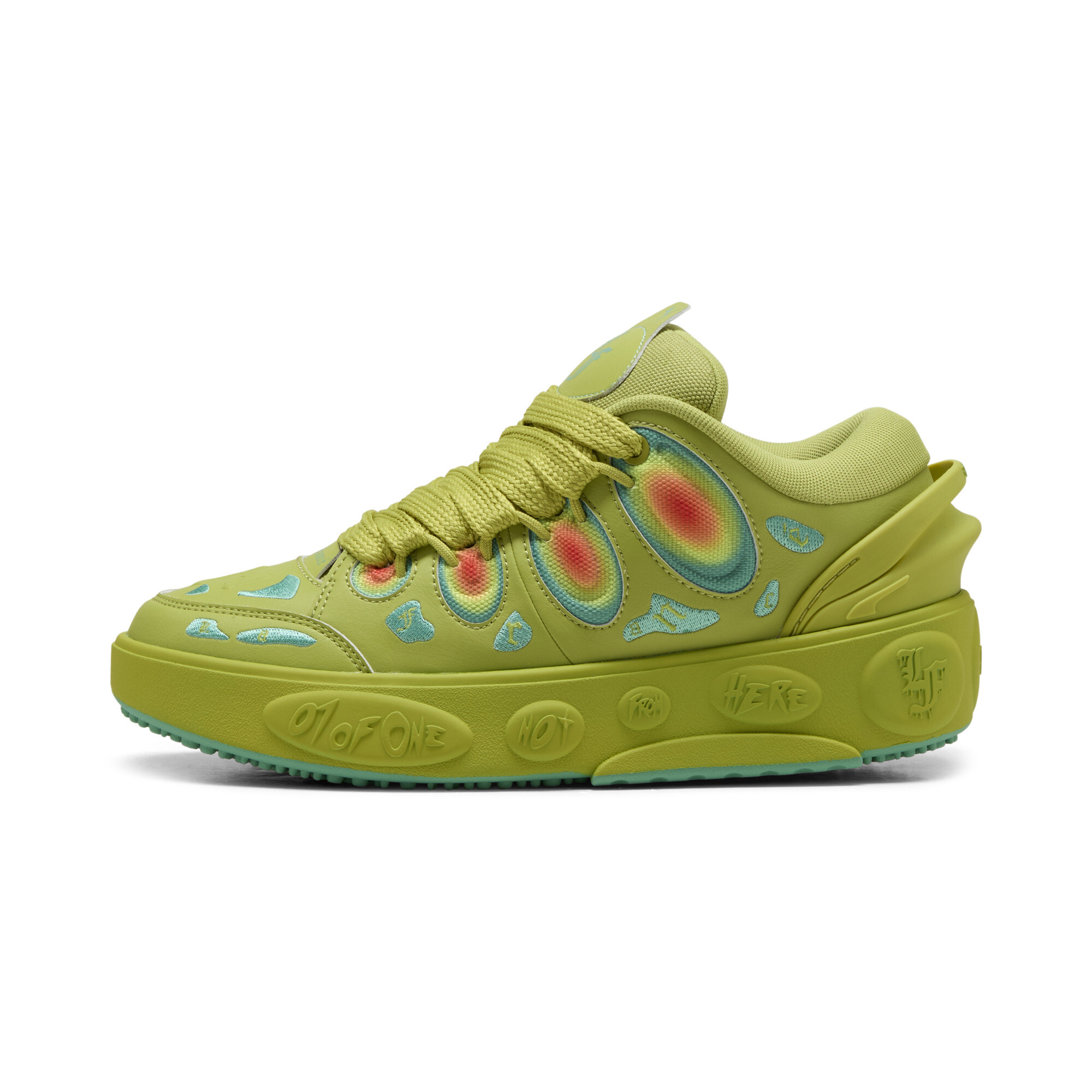PUMA HOOPS x LAFRANCÉ Heatmap Sneakers Unisex, Schuhe, Grün, 37.5