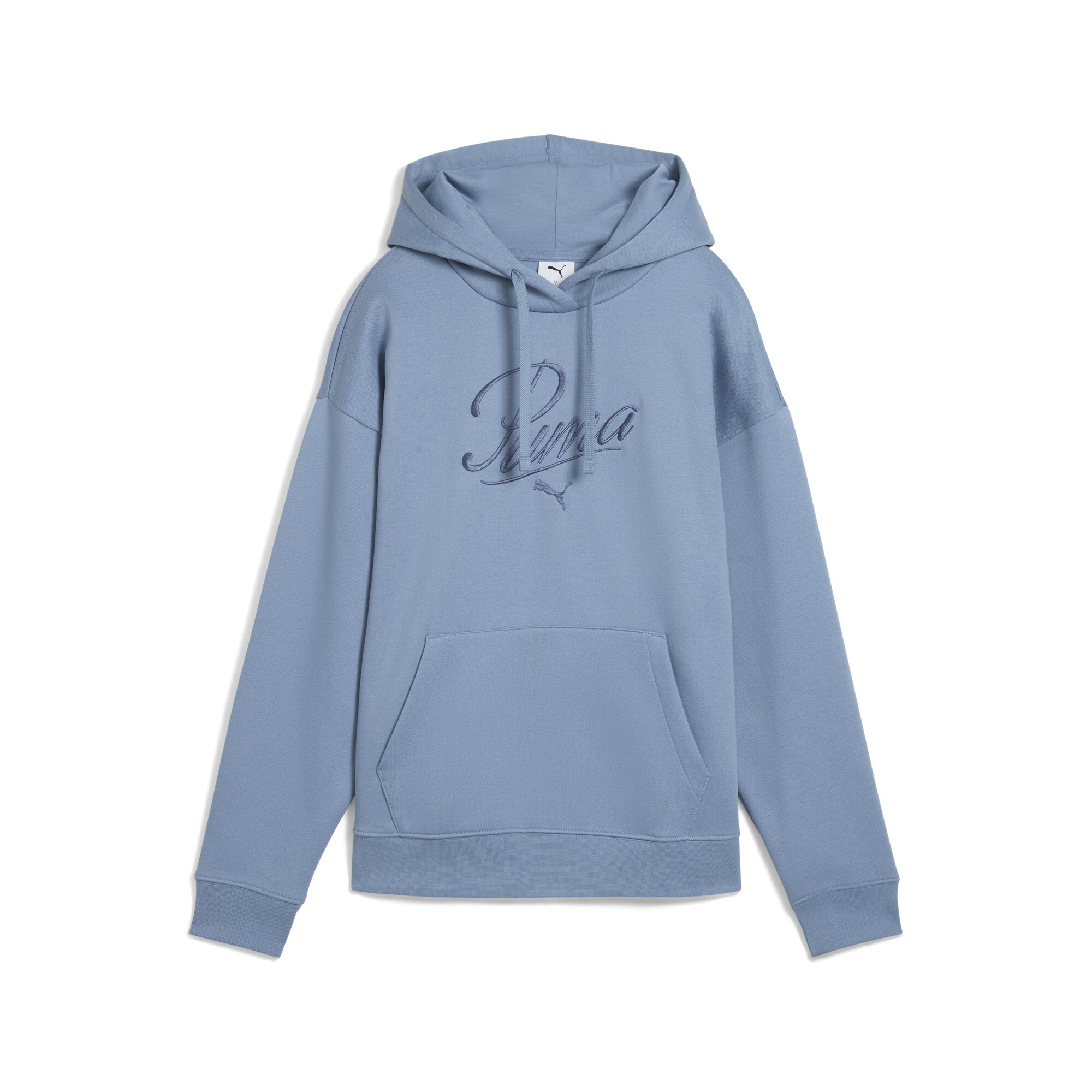 PUMA Essentials Script Comfort Hoodie Damen, Kleidung, Blau, S