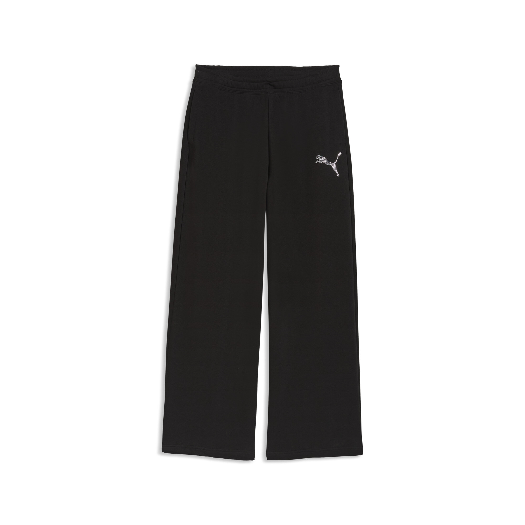 PUMA Essentials Graphics Bedazzled Slouchy Hose Damen, Accessoires, Schwarz, 3XL