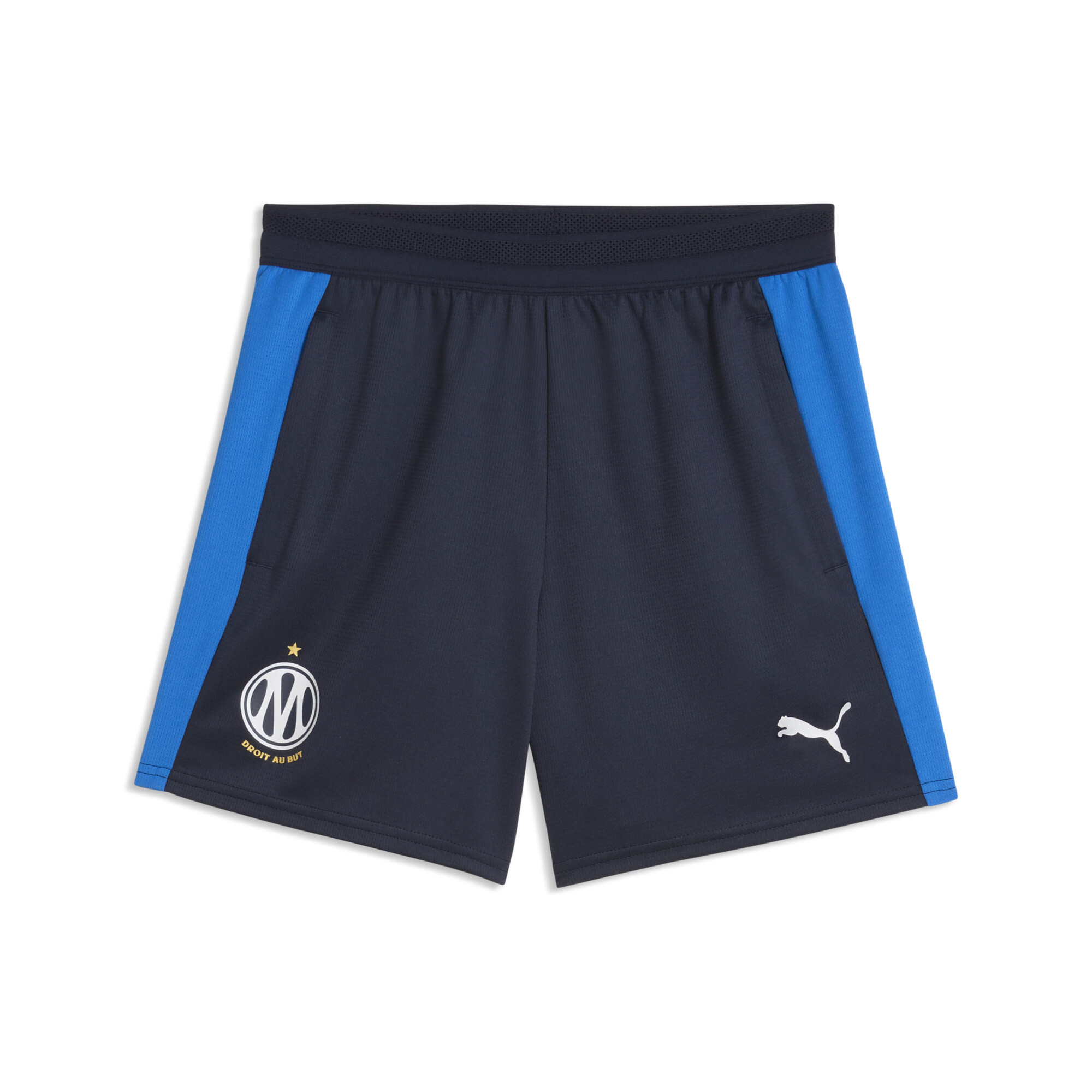 PUMA Olympique de Marseille Trainingsshorts Teenager, Accessoires, Blau, 7-8Y