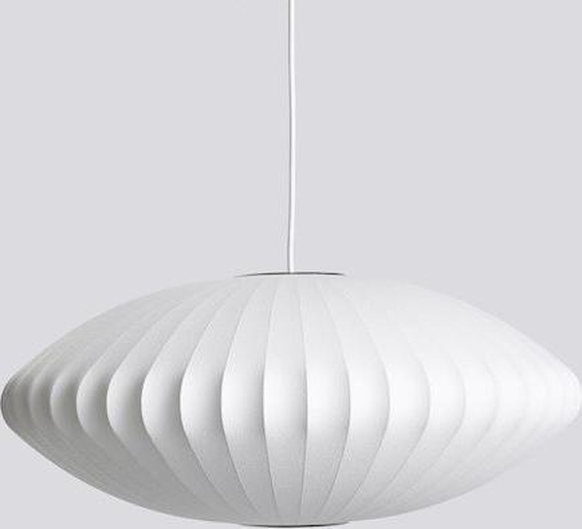 Nelson Saucer Bubble M Hängelampe, Ø 63,5 cm, weiß HAY - Wohnzimmer - Design - Kunststoff - Einflammig