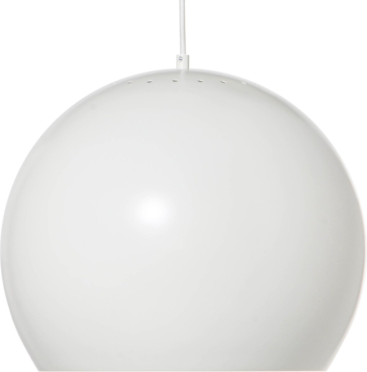 Ball Pendelleuchte Ø40 Matt Weiß FRANDSEN - Wohnzimmer - Design - Metall - Einflammig