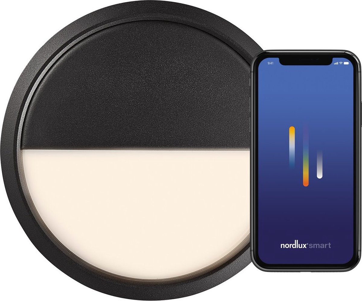 Ava Smart LED Deckenleuchte Black Nordlux - Badezimmer - Metall