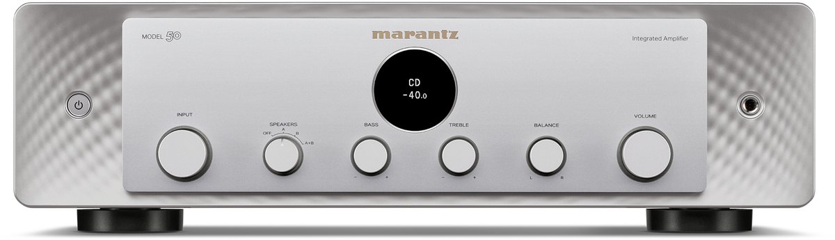 Marantz Model 50 -Stereo Vollverstärker, 70 Watt, HDAM (silber-gold)