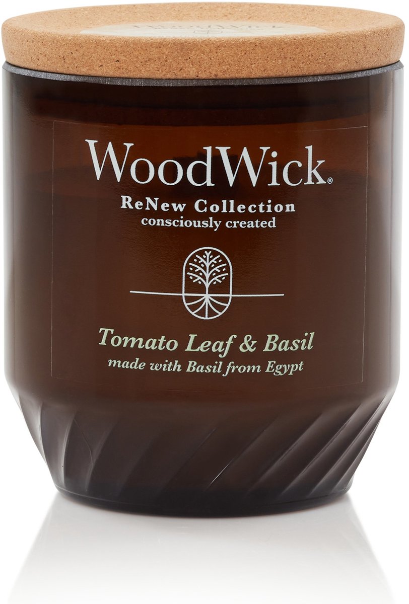 WoodWick Tomato Leaf & Basil Renew Candle Large