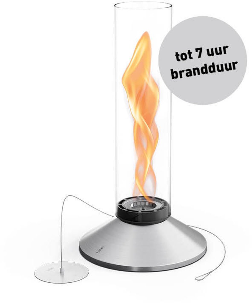 Höfats SPIN X 900 Tischfeuer silber