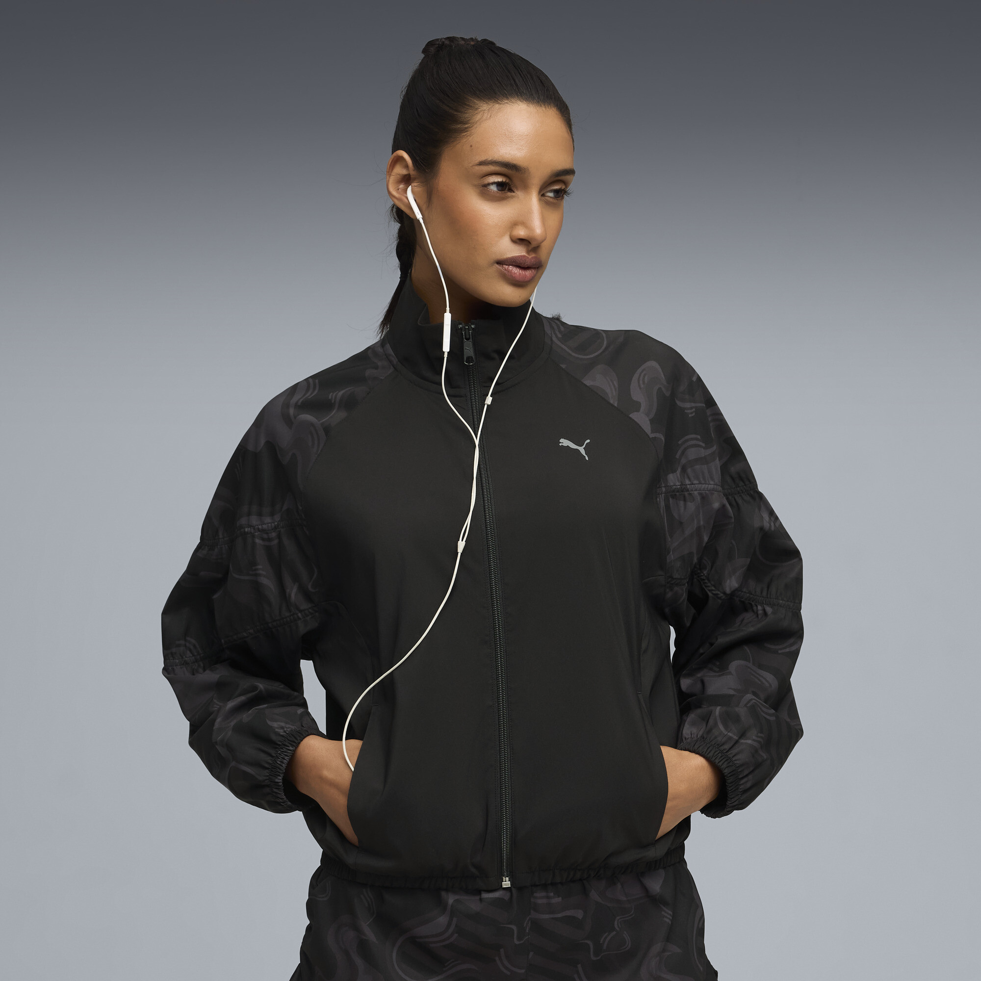 PUMA League Trainingsjacke Relaxed Damen, Kleidung, Schwarz, 3XL
