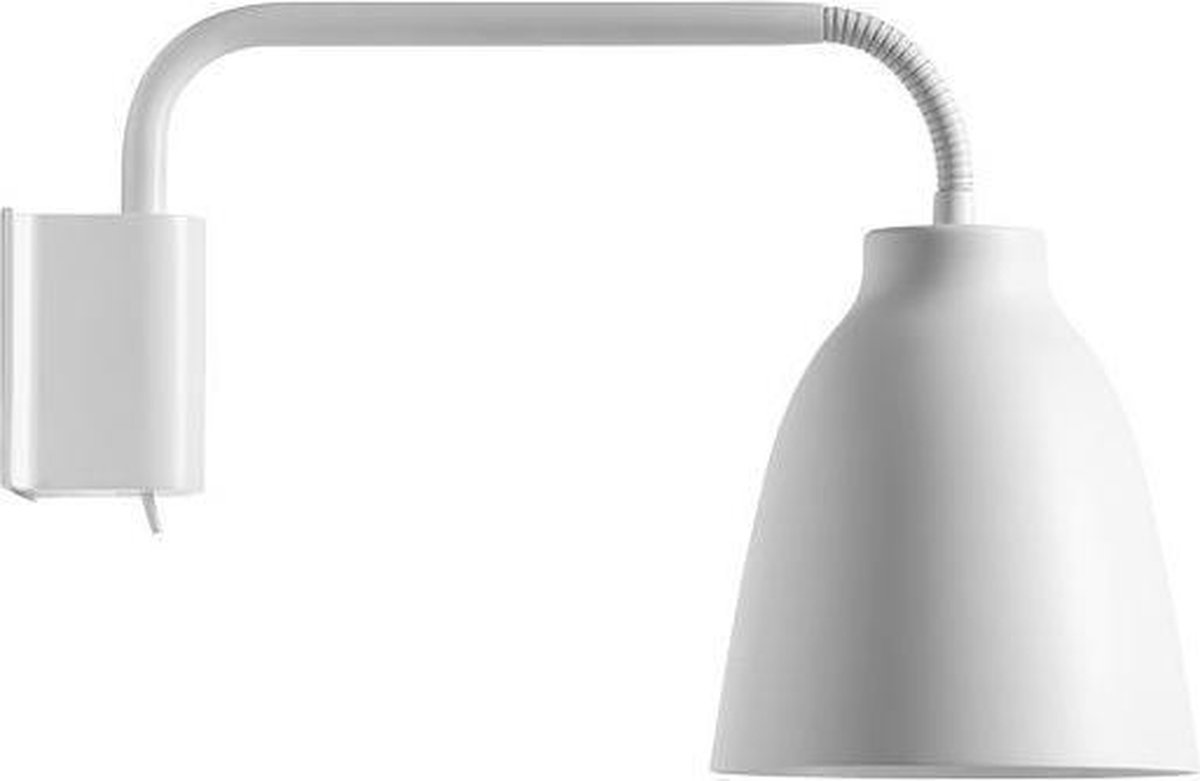 Caravaggio Read Wandleuchte Weiss FRITZ HANSEN - Wohnzimmer - Design - Metall - Einflammig