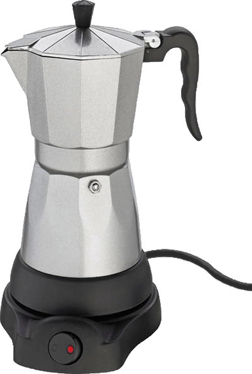 CILIO Espressokocher 6 Tassen Aluminium elektrisch 480 W Ø11,5cm