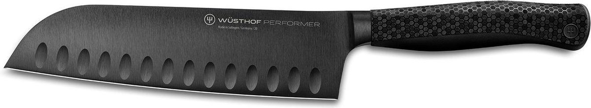 Wüsthof Performer Santoku mit Kullenschliff 17 cm