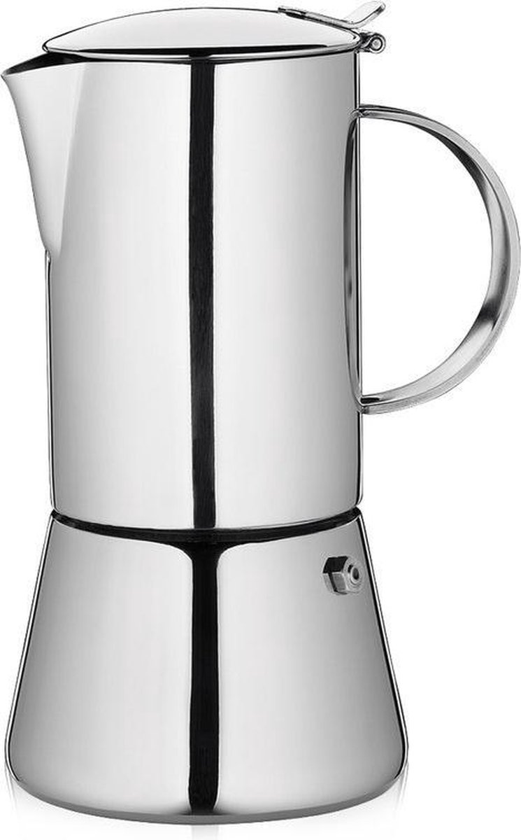 Cilio Espressokocher Edelstahl Aida 6 Tassen