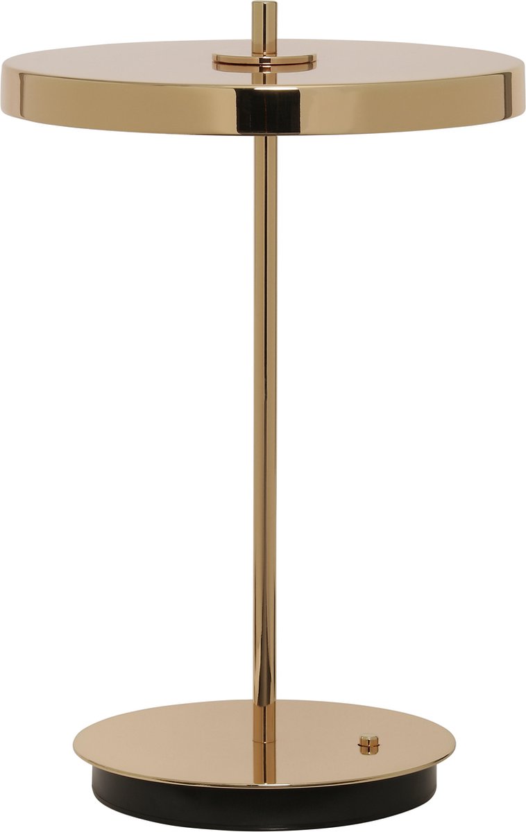 Asteria Move Portable Tischleuchte Polished Brass UMAGE - Wohnzimmer - Design - Metall - Mit Schirm