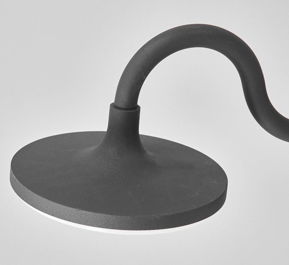 Finny Außenwandleuchte Dark Grey/White Lucande - Balkon - Modern - Aluminium - Einflammig